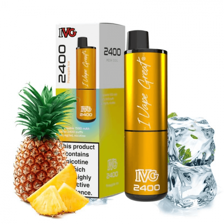 IVG 2400 Puffs 4 in 1 Pineapple Ice 20mg Disposable vape