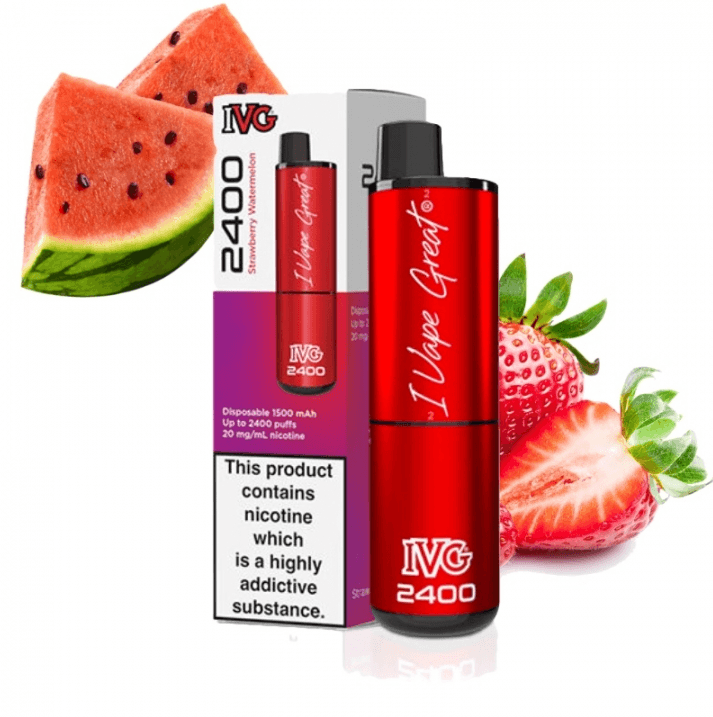 IVG 2400 Puffs 4 in 1 Strawberry Watermelon 20mg Disposable vape