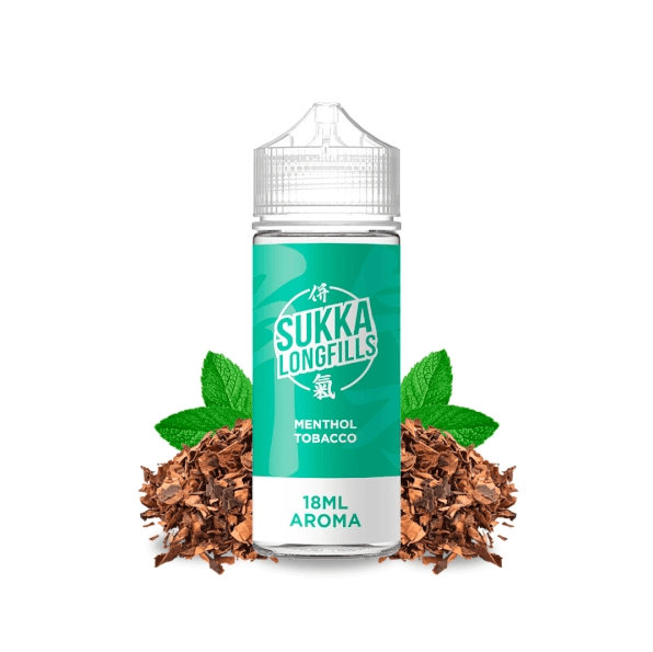 Sukka Tobacco Menthol 6mg 120ml 60/40 Prefilled Nicotine E-liquid