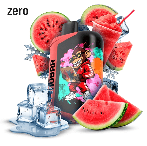 Mubar 50000puffs ZERO Nicotine Watermelon Ice Disposable Vape