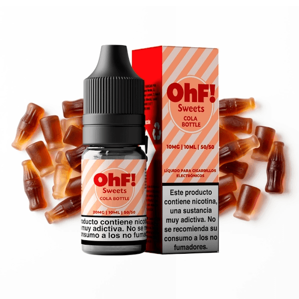 OhF! Nic Salts 10mg 10ml Sweets Cola Bottles E liquid