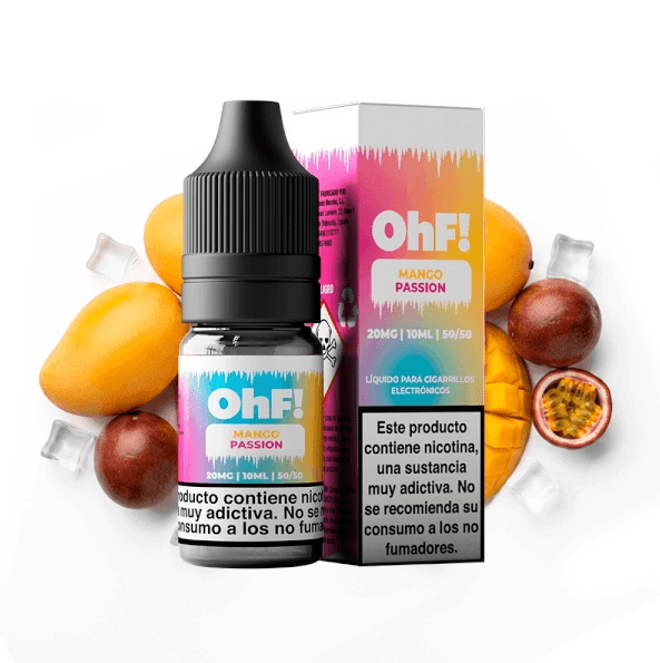 OhF! Nic Salts 10mg 10ml Ice Mango Passion E liquid