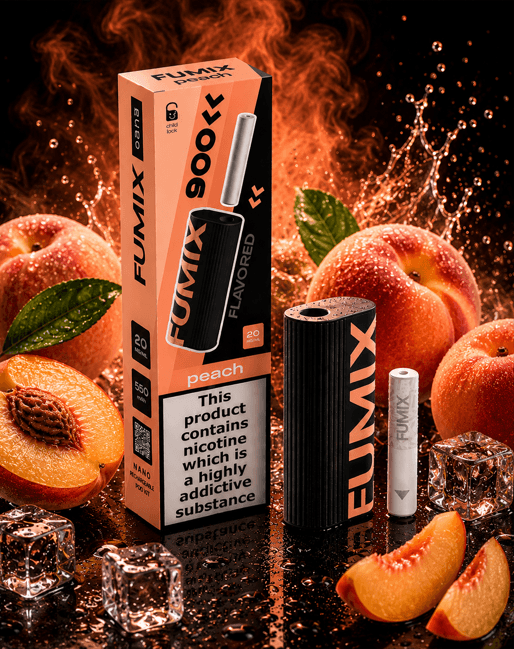 FUMIX NANO Peach 20mg 900puffs Disposable Vape