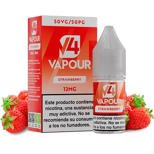 V4 Vapour Strawberry 10ml 12mg E-liquid