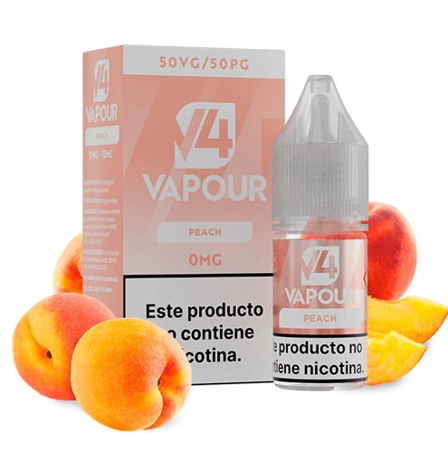 V4 Vapour Peach 10ml 0mg E-liquid