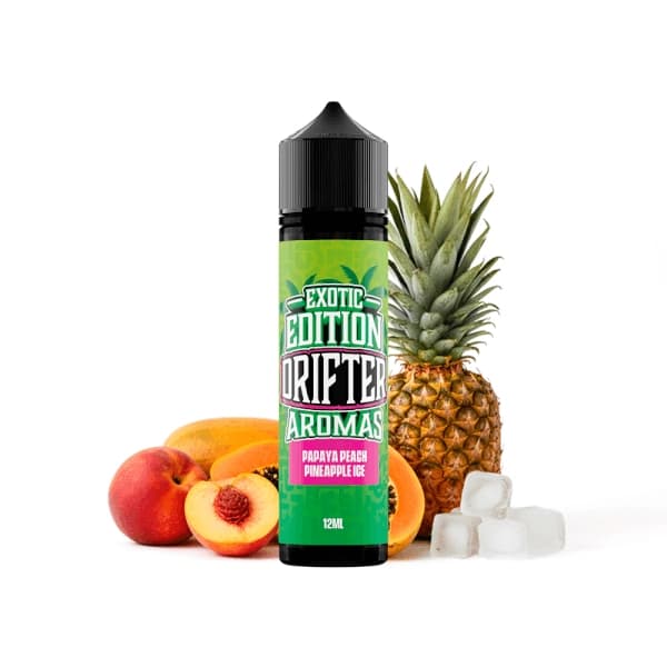 Drifter Exotic Papaya Peach Pineapple Ice NicSalt 20mg 60ml Prefilled E liquid