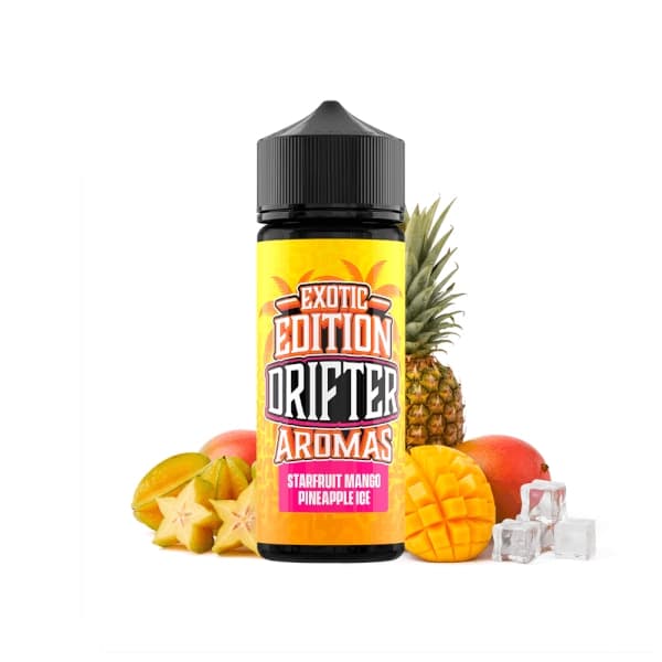 Drifter Exotic Starfruit Mango Pineapple Ice 6mg 120ml 60/40 Prefilled Nicotine E-liquid