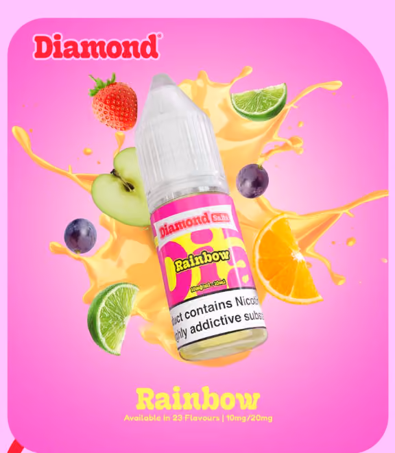 Diamond NicSalt Rainbow 20mg 10ml E-liquid