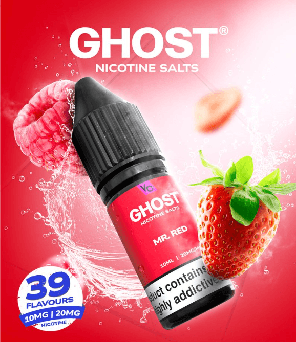 Ghost Nic Salt Mr Red 10mg 10ml E-liquid