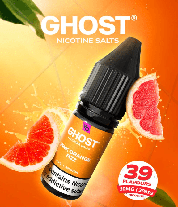 Ghost Nic Salt Pink Orange Fizz 10mg 10ml E-liquid