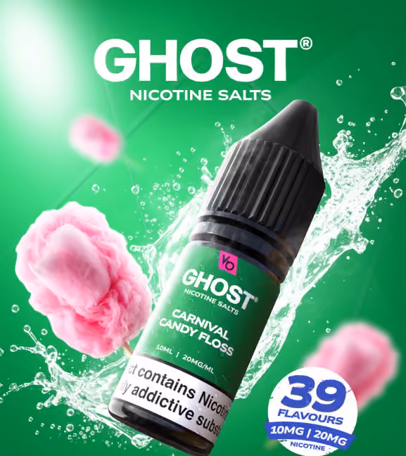 Ghost Nic Salt Carnival Candy Floss 20mg 10ml E-liquid