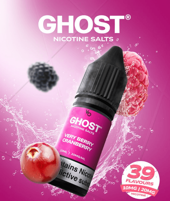 Ghost Nic Salt Very Berry Cranberry 20mg 10ml E-liquid