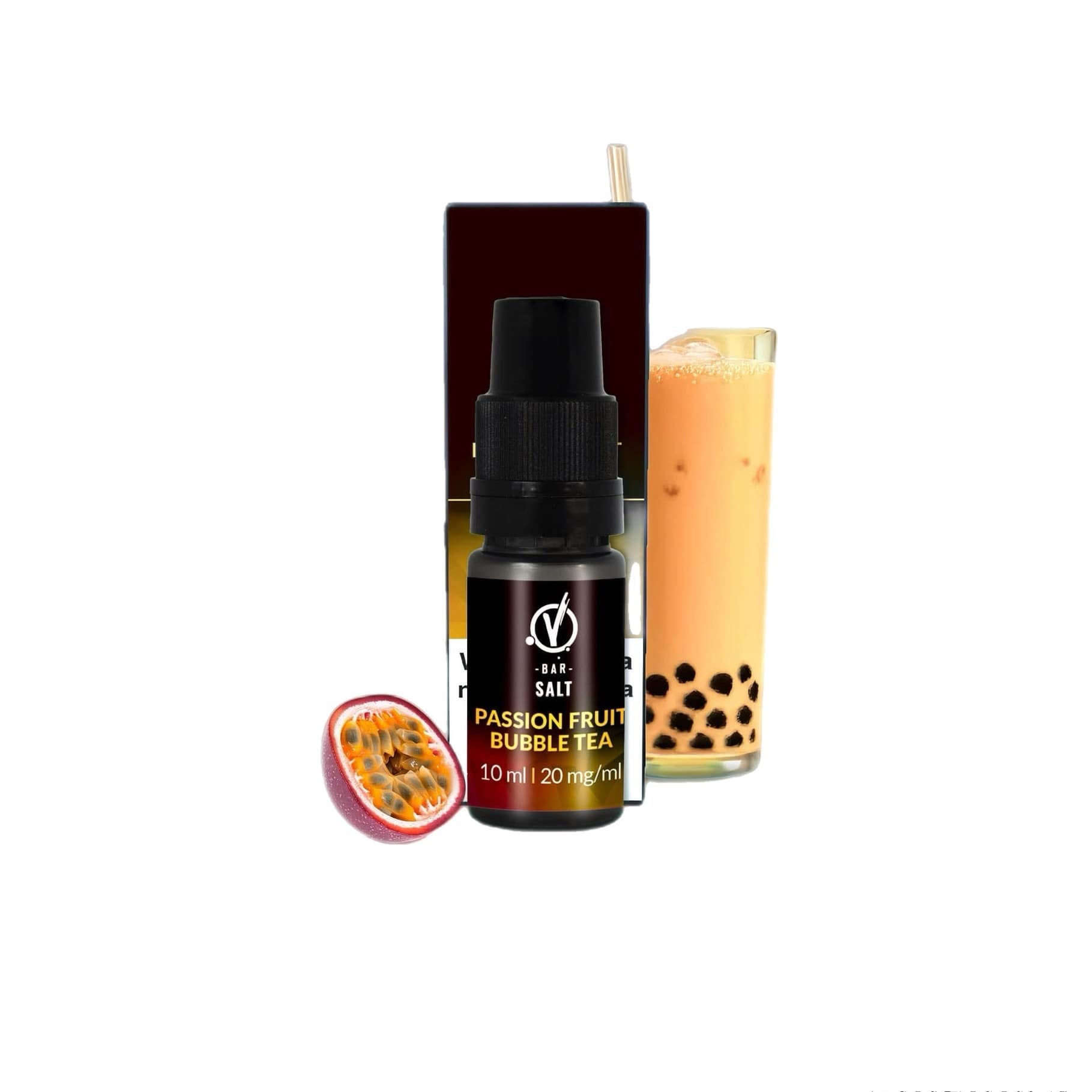 Vbar NicSalt Passion Fruit Bubble Tea 20mg 10ml E-liquid