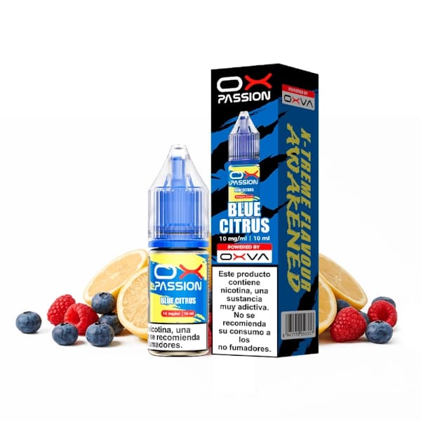Oxva Ox Passion Nic Salts Blue Citrus 10mg 10ml E liquid